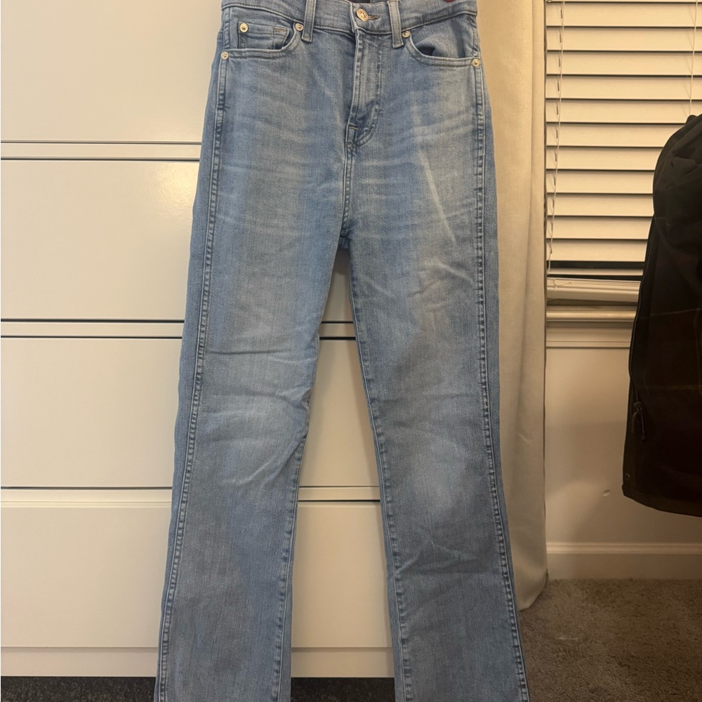 7 For All Mankind Kick Crop Jeans